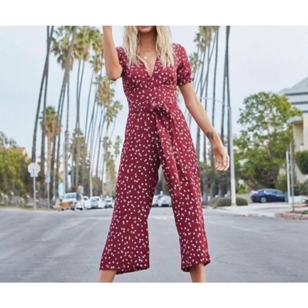 Faithfull the Brand Bonnie Jumpsuit sz 4